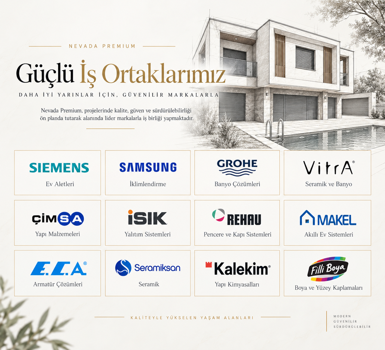 Nevada Premium güçlü iş ortakları